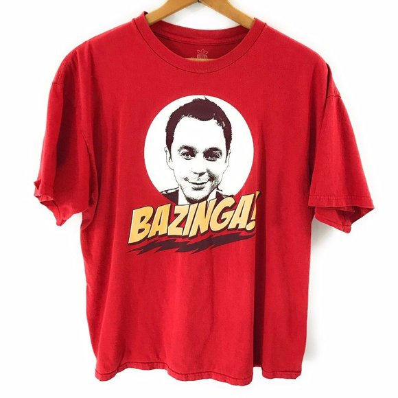 The Big Bang Theory Other - Big Bang Theory Mens  Graphic "Bazinga" Shirt XL